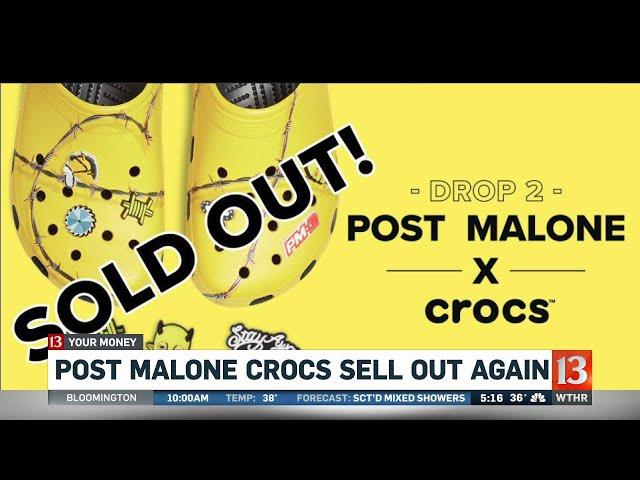 Post Malone Crocs sell out again