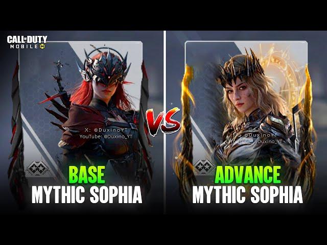 Mythic Sophia Looks Base vs Advance Version CODM - COD Mobile - Season 1 (2025) Leaks