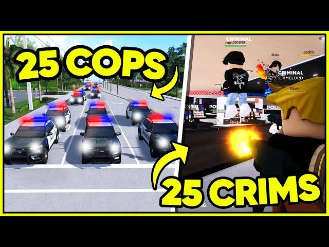 *HUGE* COPS vs ROBBERS in SOUTHWEST FLORIDA (50 PLAYERS!)