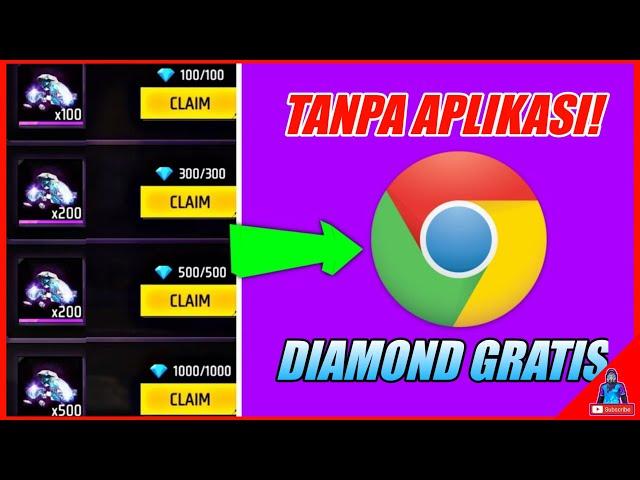 DIAMOND GRATIS FF TANPA APLIKASI! cara mendapatkan diamond free fire gratis