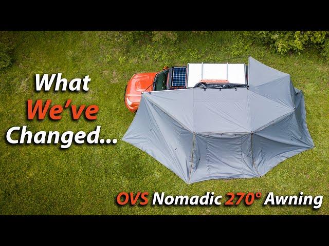 OVS Nomadic 270 Updates and Wall Review // Amazing Awning for Half the Cost?