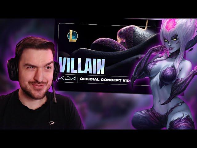 РЕАКЦИЯ на КЛИП K/DA – VILLAIN (при участии Мэдисон Бир и Ким Петрас) | Концепт-видео с Эвелинн