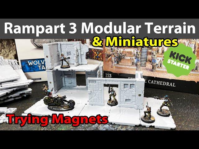 Rampart 3 Modular Terrain Kickstarter by Archon Studios