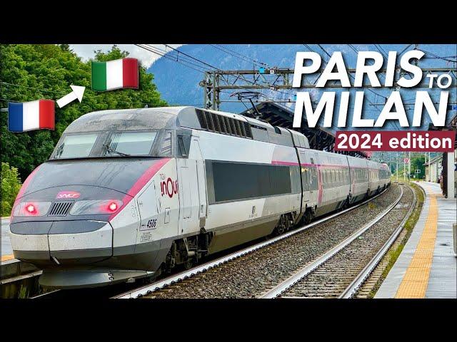 What's like to cross the Alps by train in 2024 - Paris to Milan with TGV Inoui