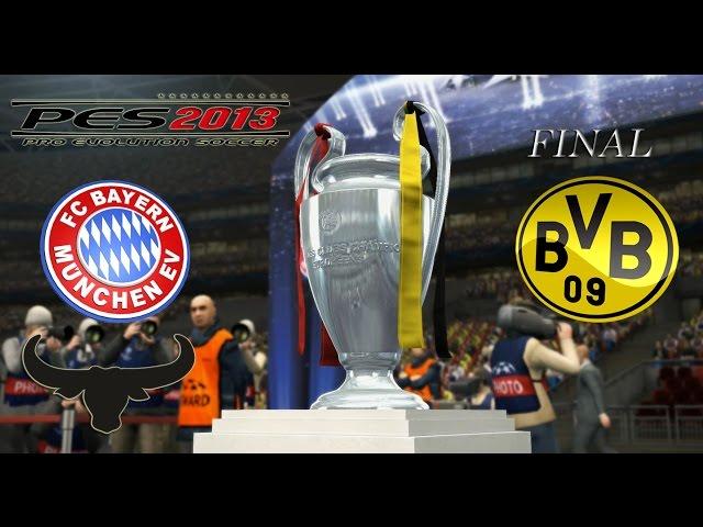 PES 2013 UEFA Champions League - Bayern Munich vs Borussia Dortmund - FINAL