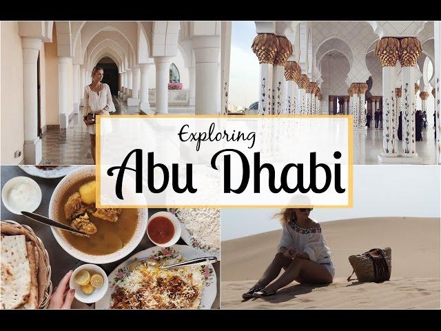 Exploring Abu Dhabi! Dune Bashing in the Desert, The Grand Mosque & More!