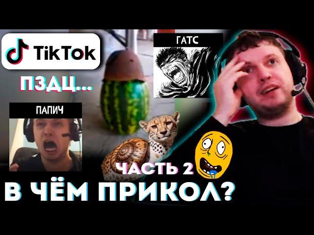 ПАПИЧ ТУПЕЕТ ОТ ПРОСМОТРА TIK TOK  ПАПИЧ СМОТРИТ ВИДОСИКИ (часть 2)