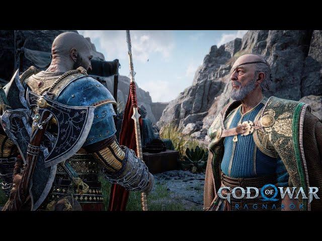 Всеотец оценил «НОВОЕ КОПЬЁ» Кратоса  God of War: Ragnarok  [4K] Бог войны: Рагнарёк