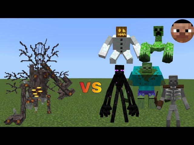 The Wilted vs Mutant Monsters | Minecraft Java | Mob Battle