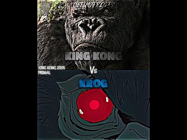 King Kong vs Krog #primal #kingkong2005 #kingkong #vsbattle #vsedit #wisedit #wis #kaijubattle #krog