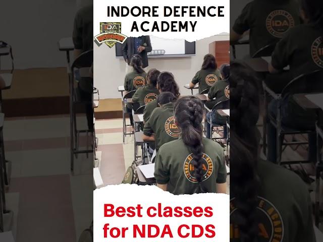 Join the best institute in Indore for your Defence Preparations #nda #cds