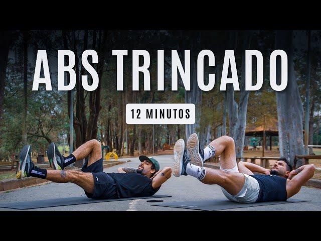 TREINO ABDOMINAL 12 MIN - Rotina para ter um abdômen trincado ( sem equipamentos e em casa )