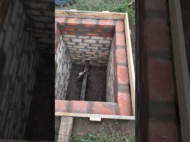 Колодец под воду из кирпича