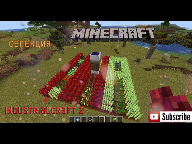 ГАЙД ПО INDUSTRIALCRAFT 2 - АВТОСАДОВНИК И СЕЛЕКЦИЯ - MINECRAFT 1.19.2