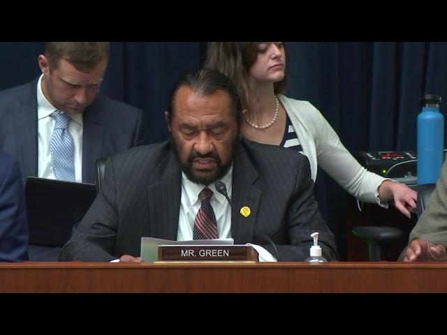 Rep. Al Green Admonishes Top U.S. Megabanks for Their Involvement in the Financing of Slavery