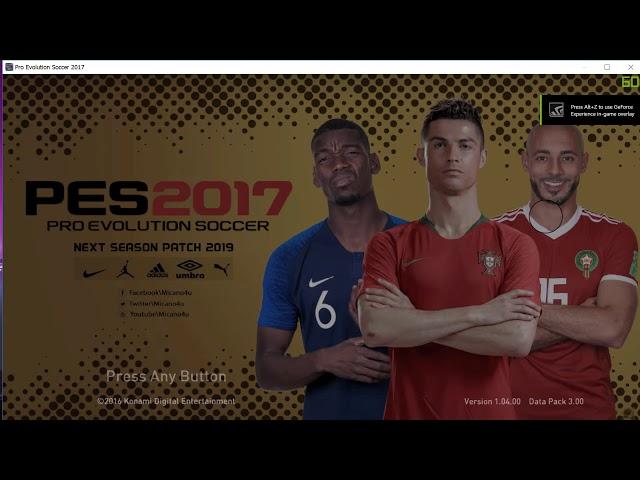 PES 2017 Next Season Patch 2019 AIO Update 08/30