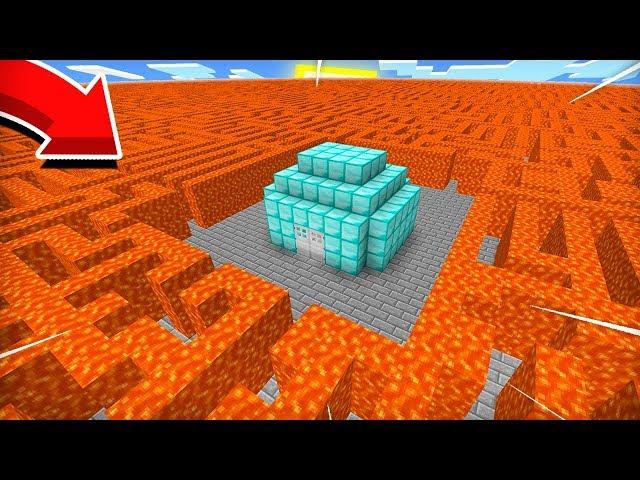 КАК НАЙТИ ЭТОТ АЛМАЗНЫЙ ДОМ В ЛАБИРИНТЕ ИЗ ЛАВЫ В МАЙНКРАФТ | Компот Minecraft