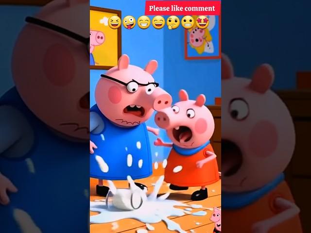 George Spilled Milk from Daddy Pig’s Hands  What Happened Next Will Shock You! 
