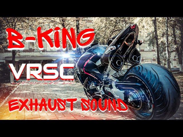 Exhaust Sound Suzuki B-king VRSC customized 2021 || Suzuki B-king 330 kit custom