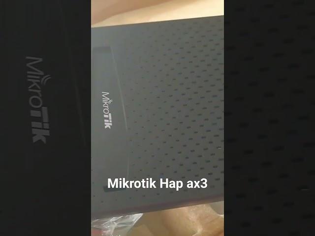 Mikrotik Hap ax3 5ports giga.