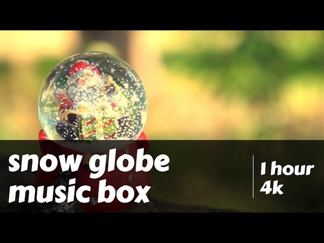 Snow Globe Music Box Relaxing [4k]