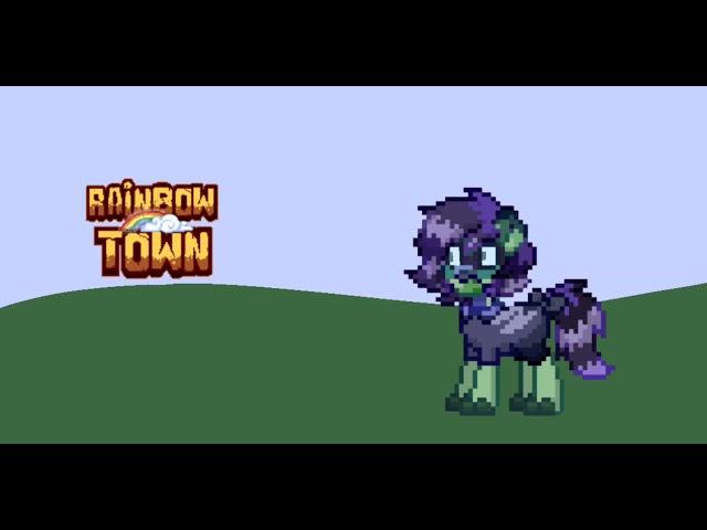 Pony Town | a mystery Custom server: Rainbow﻿ town?! | Haha -!