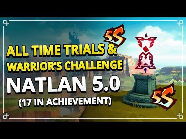 ALL 38 TIME TRIALS & WARRIOR'S CHALLENGE NATLAN 5.0 GUIDE | Genshin Impact 5.0