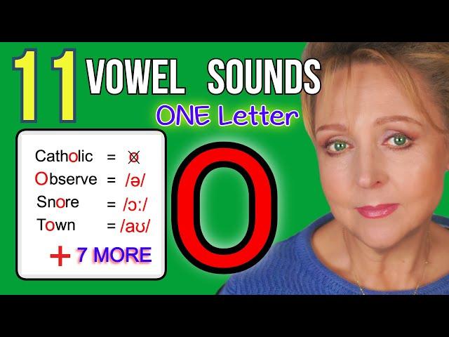 11 Ways to Pronounce the Letter 'O' | English Vowel Sound | English Pronunciation