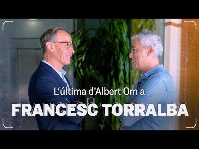 Francesc Torralba: “Aquest any he plorat com mai, però també m’han abraçat com mai”