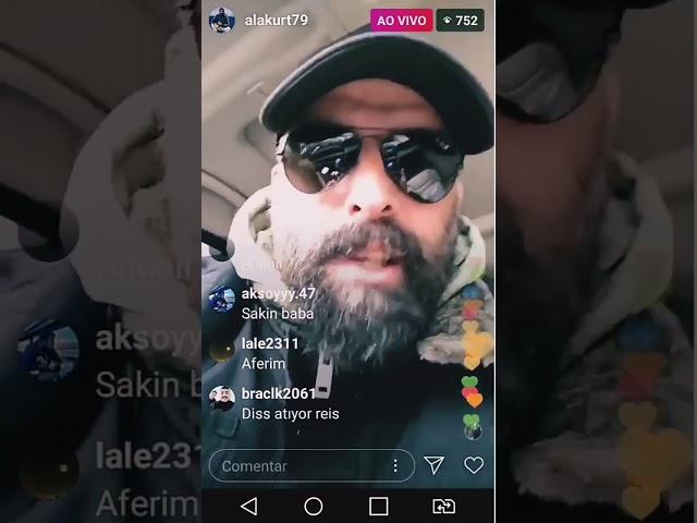 Mehmet Akif Alakurt Canlı Yayında Sinirleniyor! İnstagram Canlı Yayını