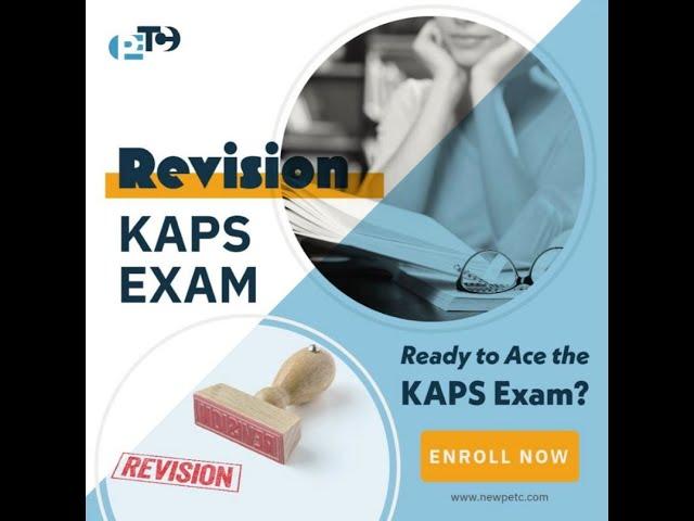 "Free Revision Session 1 for KAPS Exam Preparation: Essential Tips and Strategies"