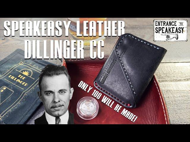 The NEW Limited Edition Chrispy Dillinger CC Minimalist Wallet from Speakeasy Leather!
