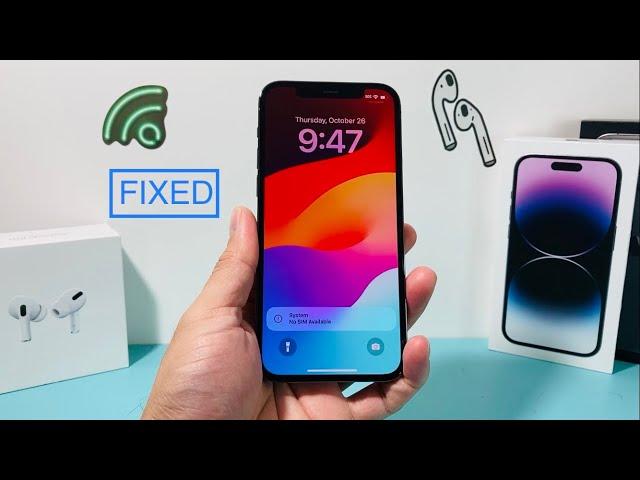 No SIM Available on iPhone (FIXED)