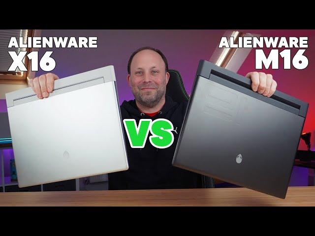 Alienware x16 vs m16 - is the X series worth the premium?