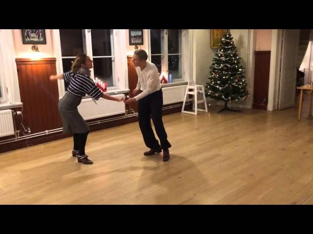 Daniel and Åsa Heedman - Social dancing lindy hop in Luleå Sweden