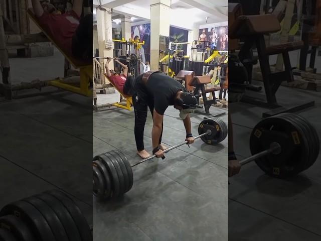 210kg weight done Al ham du lillah bohot shukr h Allah pak ka #viralvideo #motivation #palstine #.