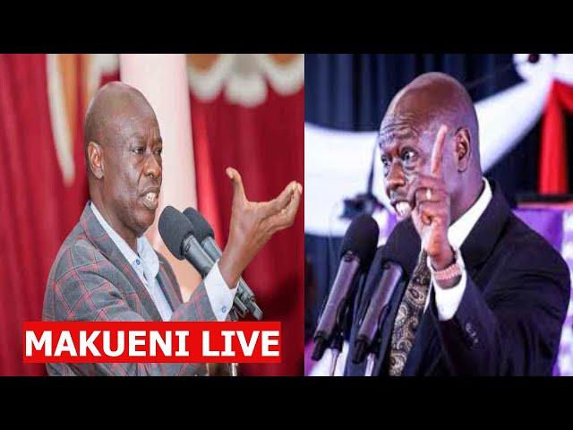 LIVE! EX-DP GACHAGUA, KALONZO IN MAKUENI DESTROYING RUTO'S VOTES IN UKAMBANI AFTER NASTY IMPEACHMENT