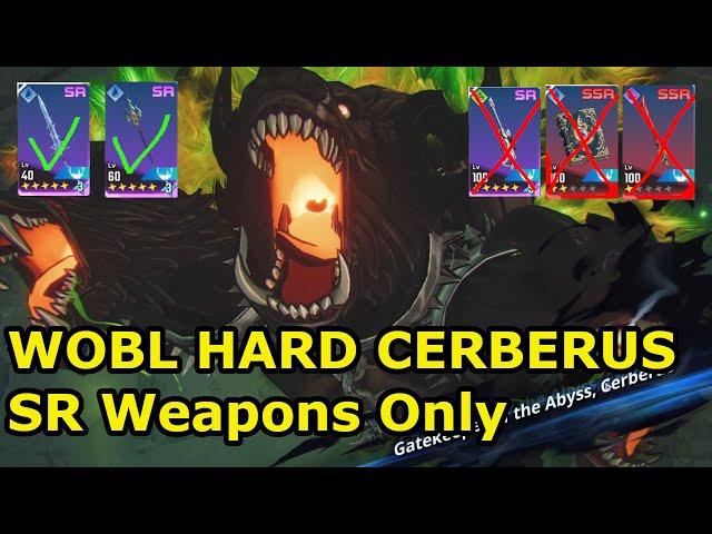 [SR WEAPONS] WOBL HARD MODE - CERBERUS | NO WEST WIND  [Solo Leveling: Arise]