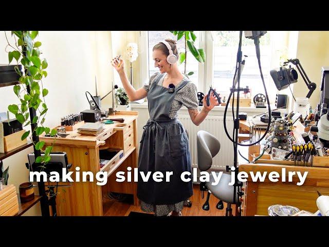 Using SILVER CLAY for the very first time! Start making silver clay jewelry