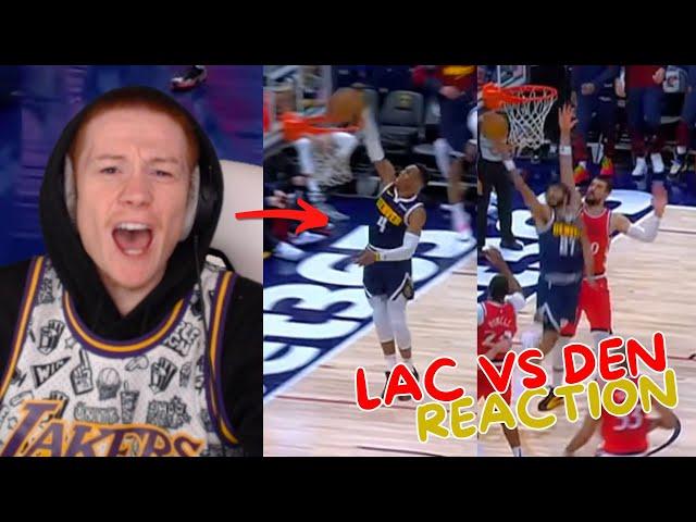 Reacting to Nuggets vs Clippers Regular Season Game!