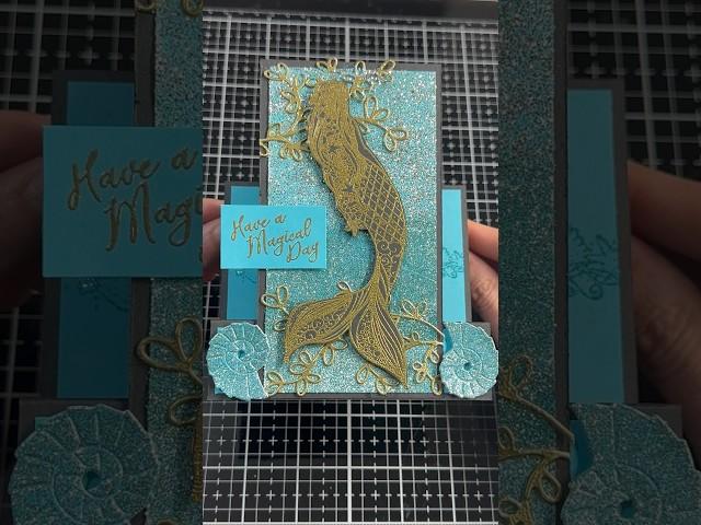 @WowEmbossingPowder @UnityStampCompany #funfoldcard #mermaid #handmadecard