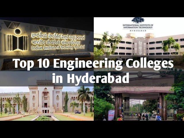 Top 10 engineering colleges in Hyderabad 2024||Best Engineering Colleges in Hyderabad||