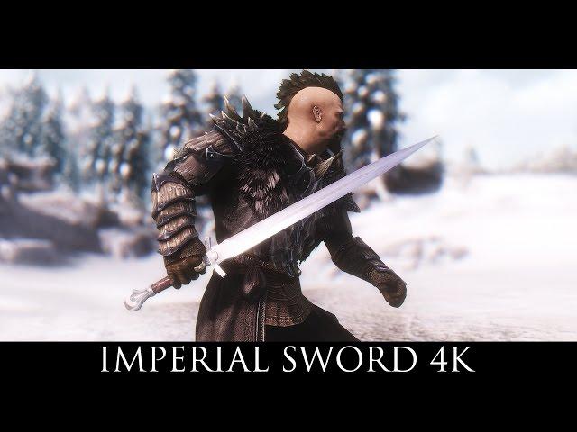 TES V - Skyrim Mods: Imperial Sword 4K By Billyro