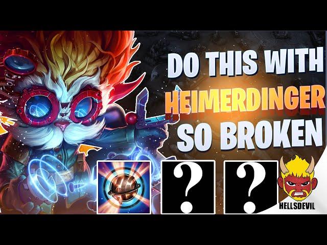 WILD RIFT | Heimerdinger Is SO BROKEN If You Do THIS! | Heimerdinger Gameplay | Guide & Build