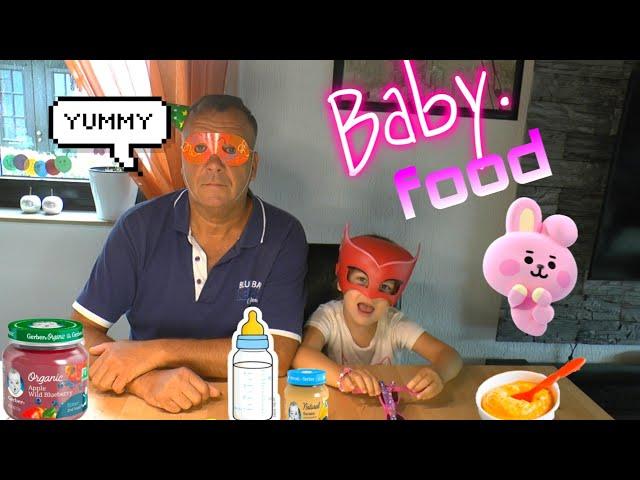 BABYFOOD Challenge Summer gegen Opa wer gewinnt das Battle??