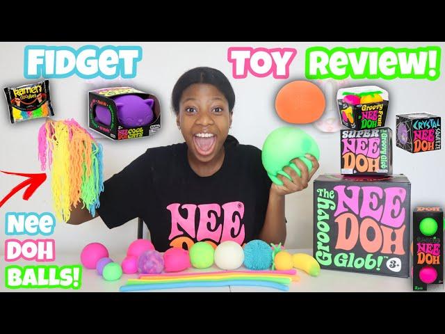 Giant Fidget Toy Review! | Nee Doh Stress Balls!