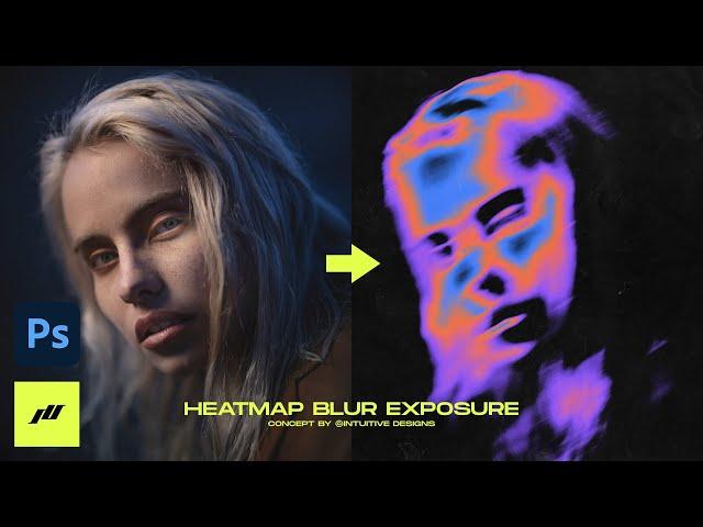 Turn ANY PHOTO Into Blurry Exposure Heatmap Shirt Design | PHOTOSHOP TUTORIAL (+FREE ASSET)