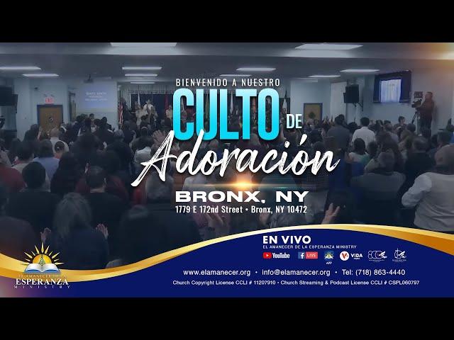 Culto de Adoración en vivo - Jueves 6 de Marzo, 2025 • Bronx, NY