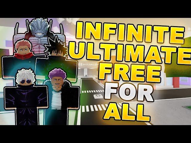 All CHARACTERS With INFINITE ULTIMATE FREE FOR ALL In Jujutsu Shenanigans...