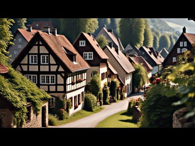 Eschbach!A wine village in the heart of Germany!Autumn walk through a German village